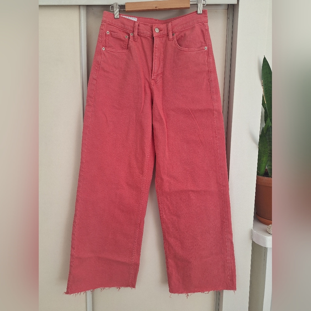GAP Women's Pink Wide-Leg Jeans